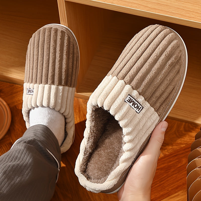 Cozy Corduroy Slippers