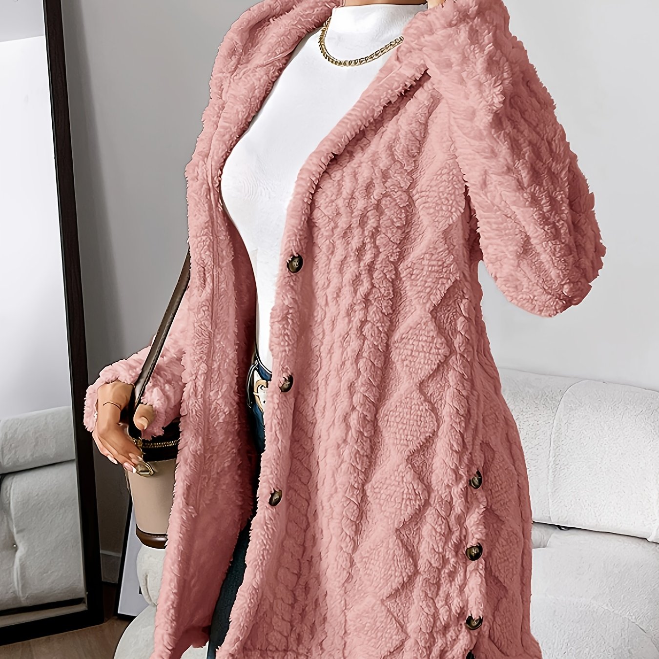 Livia Long Teddy Knit