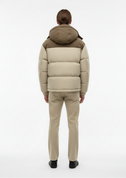 Corduroy Puffer Coat