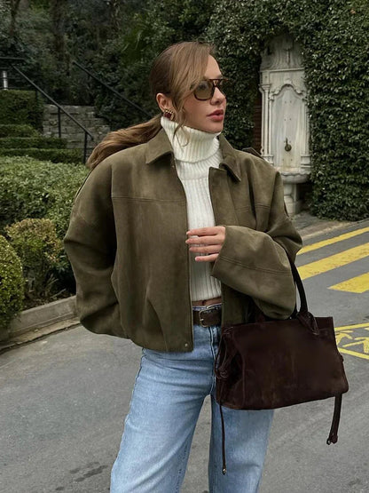 Rhea Soft Suede Jacket