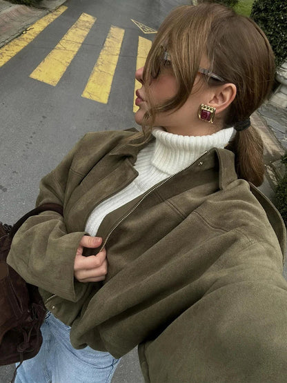 Rhea Soft Suede Jacket