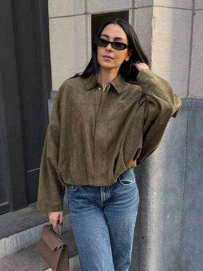 Rhea Soft Suede Jacket