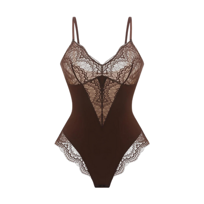 Velvet Curve Lace Sculpt Bodysuit