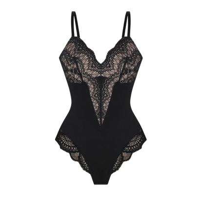 Velvet Curve Lace Sculpt Bodysuit
